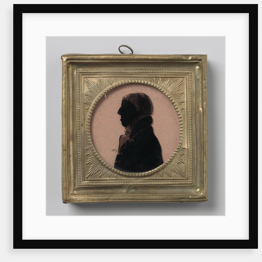 Silhouette Portrait of a man by Anonymous