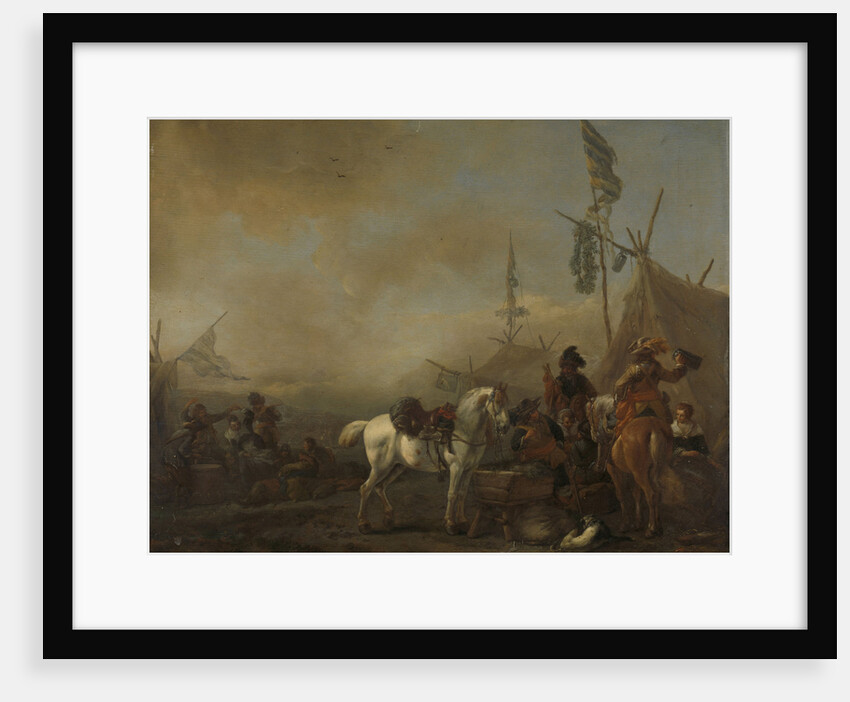 The Camp by Philips Wouwerman
