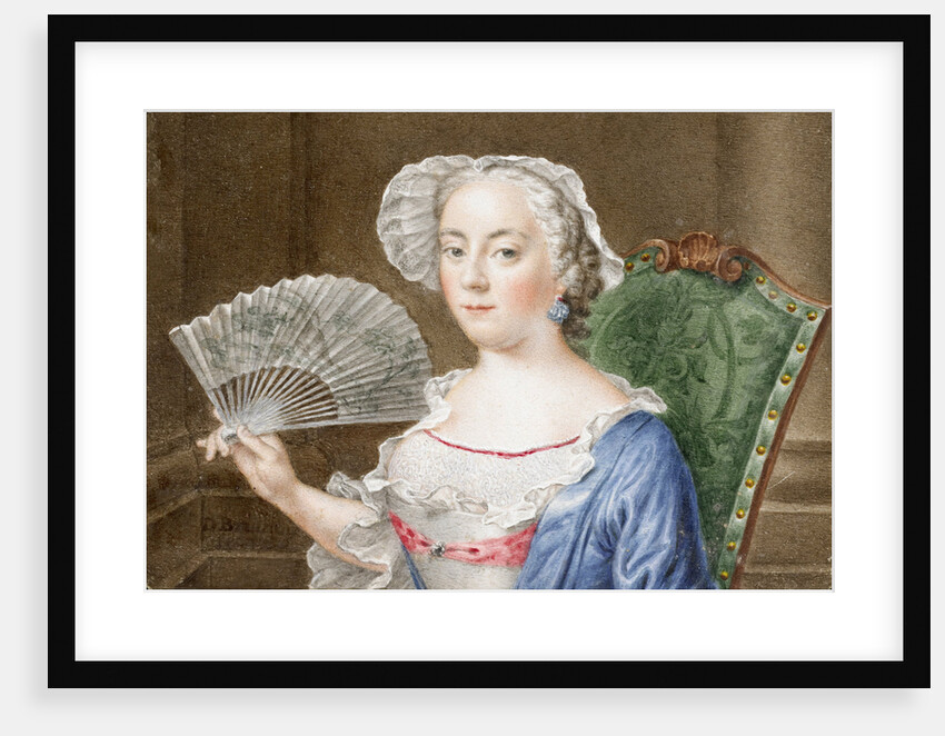 Portrait of a Lady with a Fan by Daniël Bruyninx