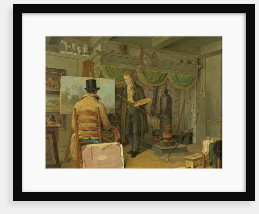 The Artist at his Studio by Anthony Oberman