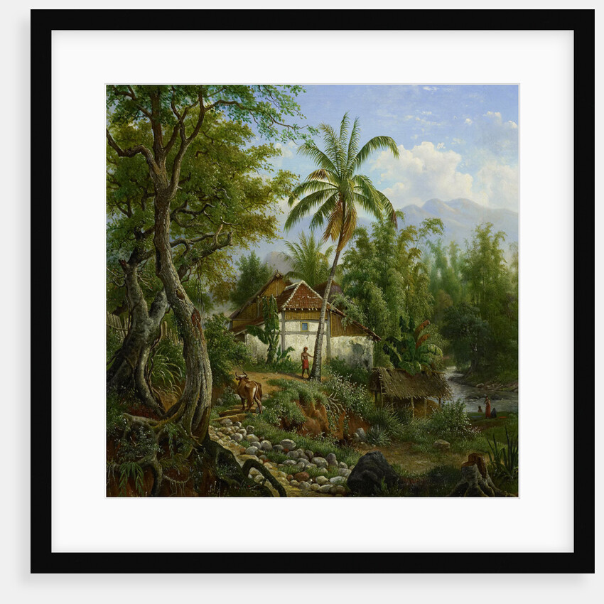 Indian Landscape by Maurits E.H.R. van den Kerkhoff