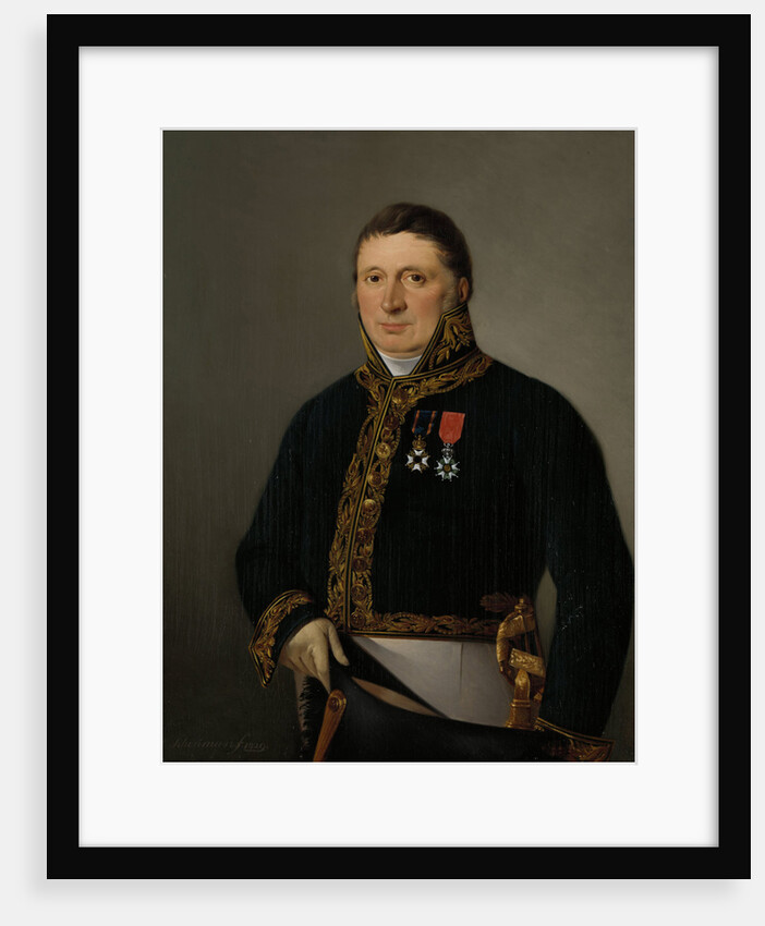 Portrait of Inspector-General A.F. Goudriaan by Izaak Schouman