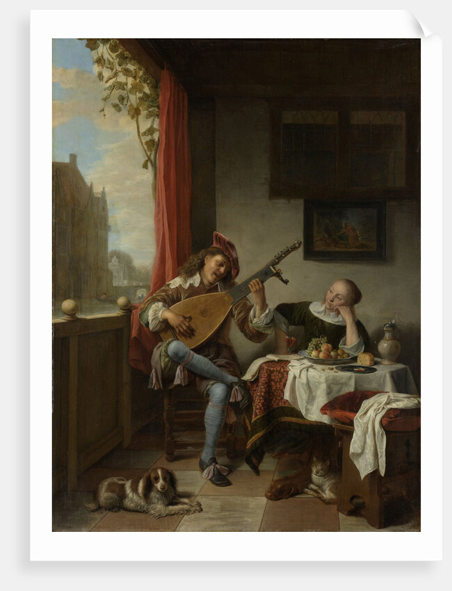 The Lutenist by Hendrick Martensz. Sorgh