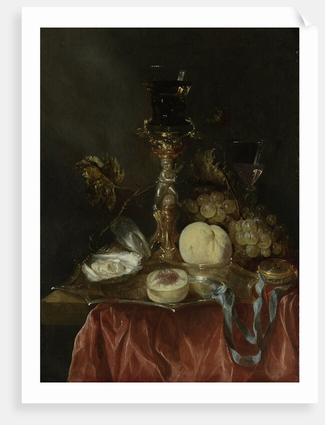 Still Life with Silver-gilt Bekerschroef with Roemer by Abraham Hendricksz. van Beyeren