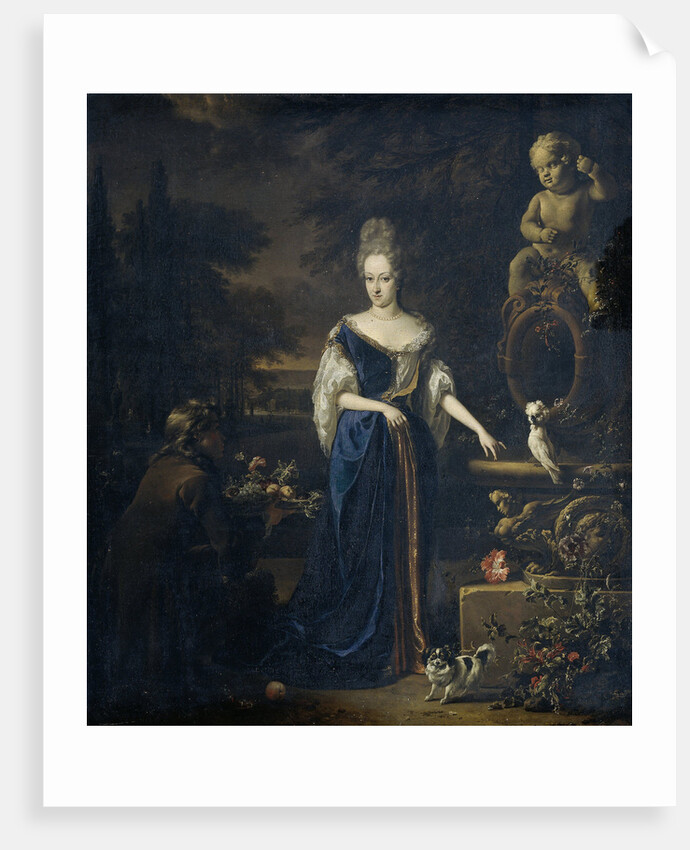 Portrait of Maria Cornelisz, Wife of Silvester van Tongeren by Jan Weenix