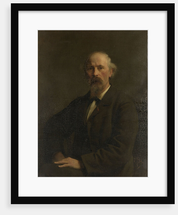 Portrait of Pieter Stortenbeker, 1828-1898, painter by Pieter de Josselin de Jong