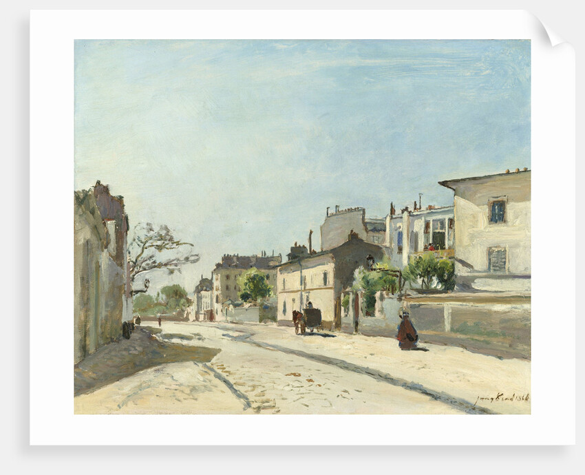 Rue Nôtre-Dame, Paris by Johan Barthold Jongkind