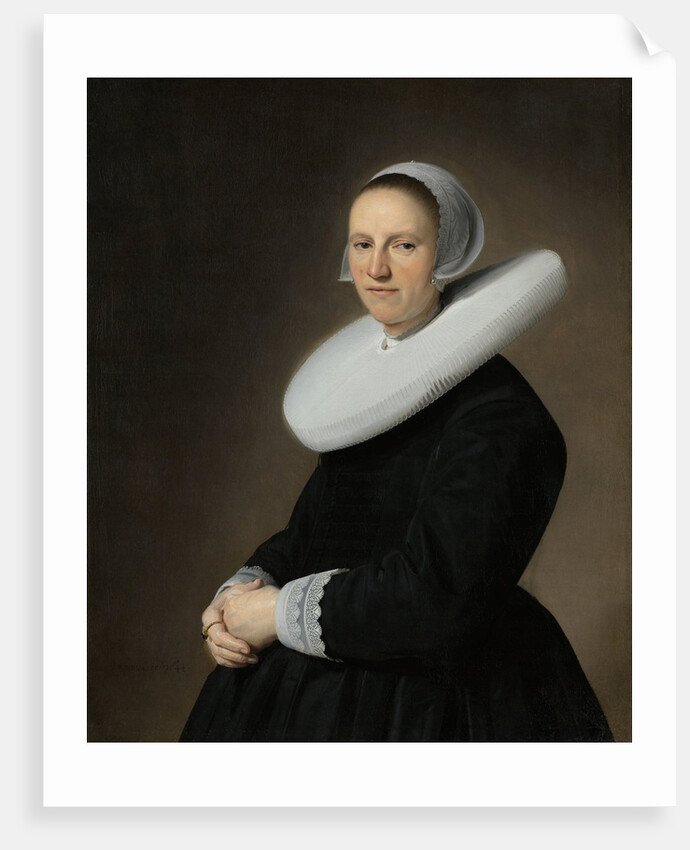 Portrait of Adriana Croes by Johannes Cornelisz. Verspronck