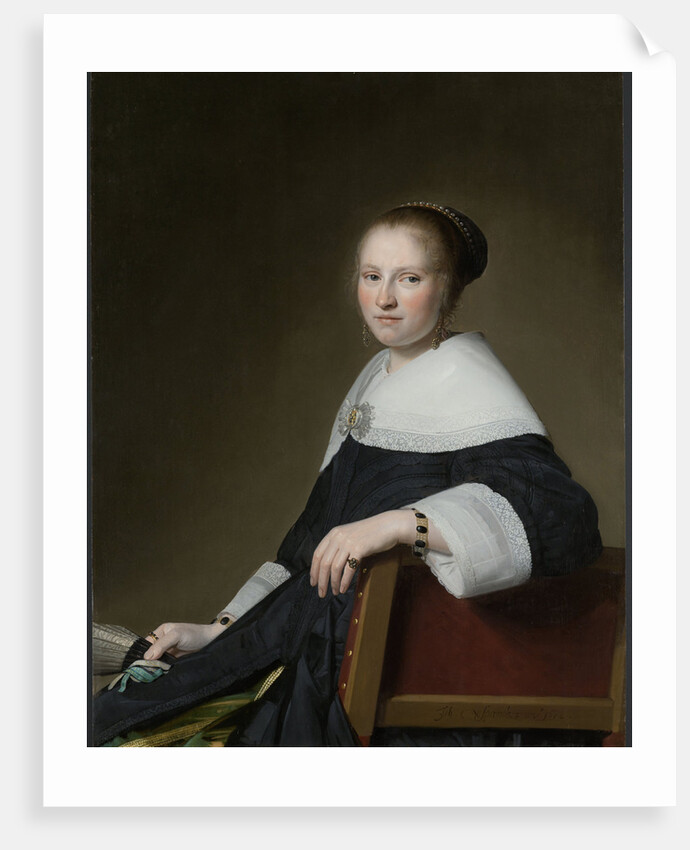 Portrait of Maria van Strijp by Johannes Cornelisz. Verspronck