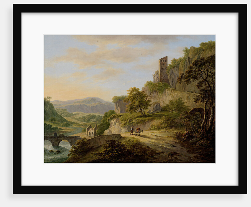 View on Civita Castellanain the province of Viterbo, Italy by Daniël Dupré