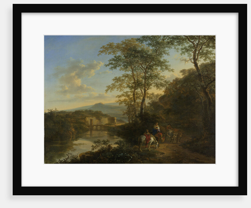 Italian Landscape with the Milvian Bridge by Jan Both