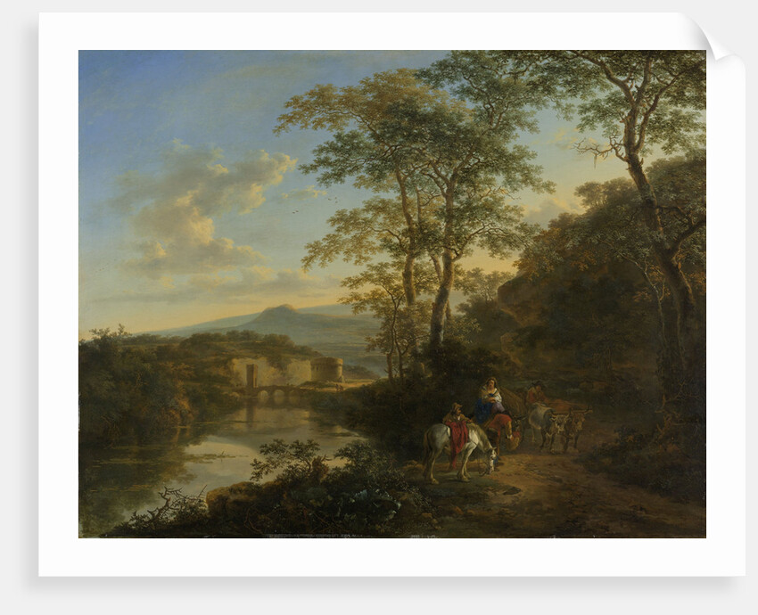 Italian Landscape with the Milvian Bridge by Jan Both