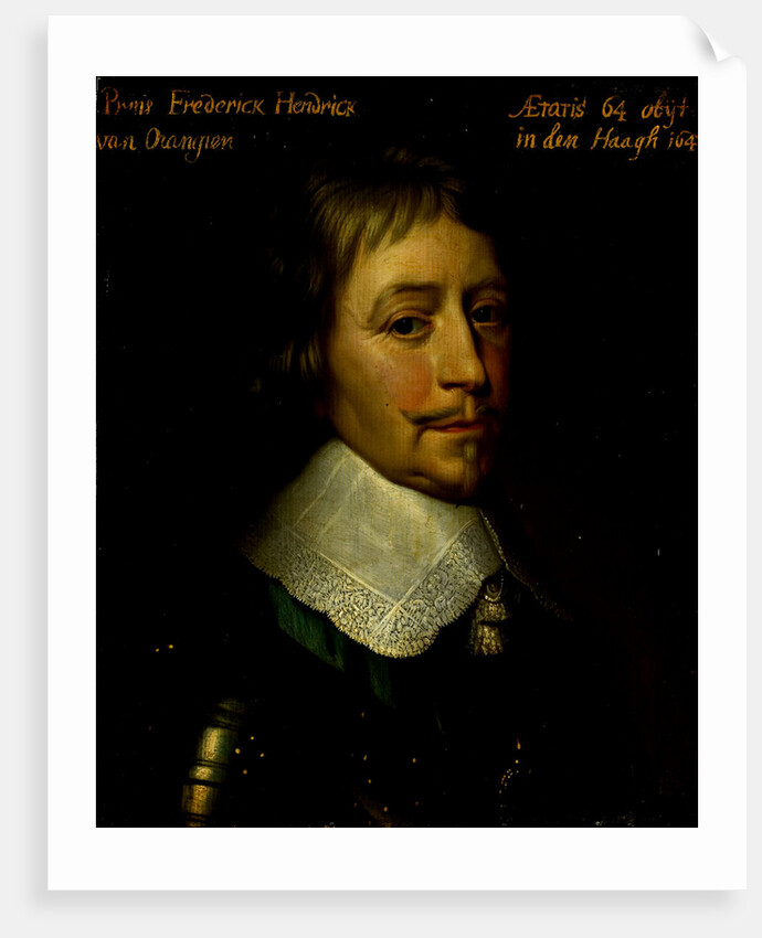Portrait of Frederick Henry, Prince of Orange, Frederik Hendrik Prins van Oranje by Workshop of Gerard van Honthorst