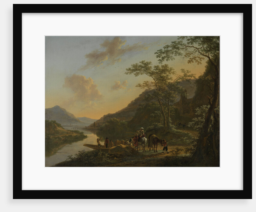 Italian Landscape with Ferry by Jan Both
