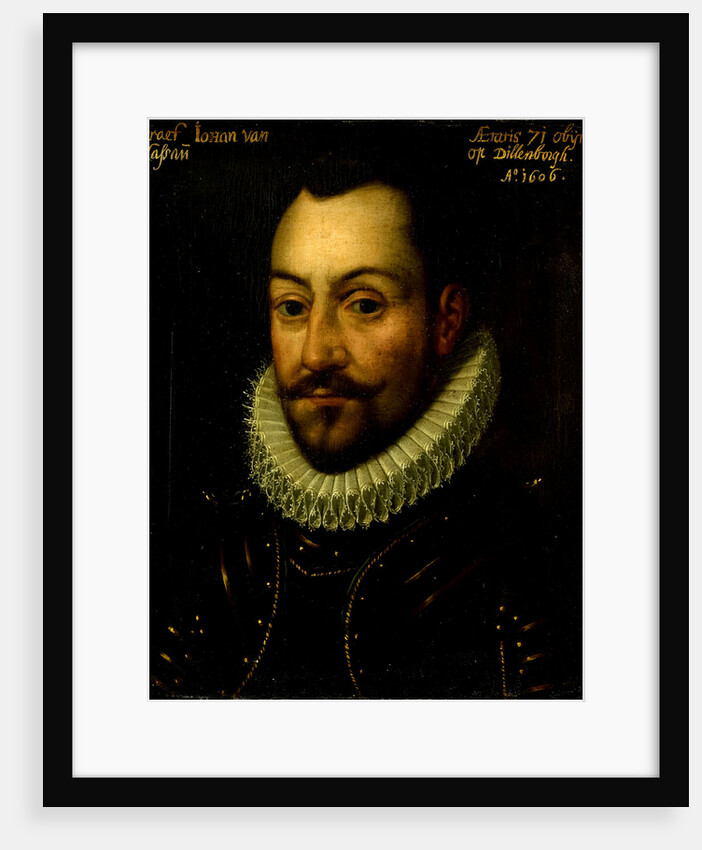 Portrait of an unknown Count or Officer, possibly Count John the Old of Nassau or Louis of Nassau by Anonymous