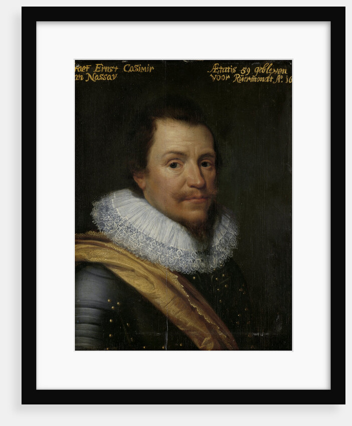Portrait of Ernst Casimir I, Count of Nassau-Dietz by Workshop of Michiel Jansz van Mierevelt