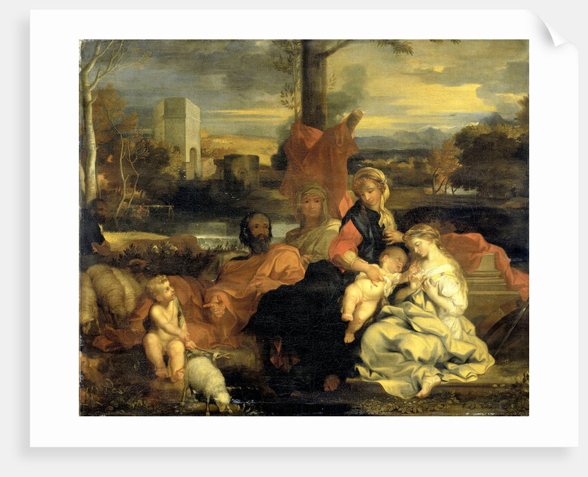 Marriage of Saint Catherine by Follower of Sébastien Bourdon