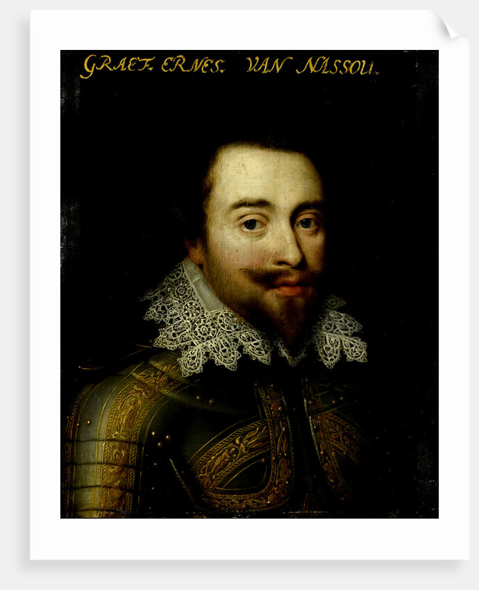 Portrait of Johan Ernst I, Count of Nassau-Siegen by Workshop of Jan Antonisz van Ravesteyn