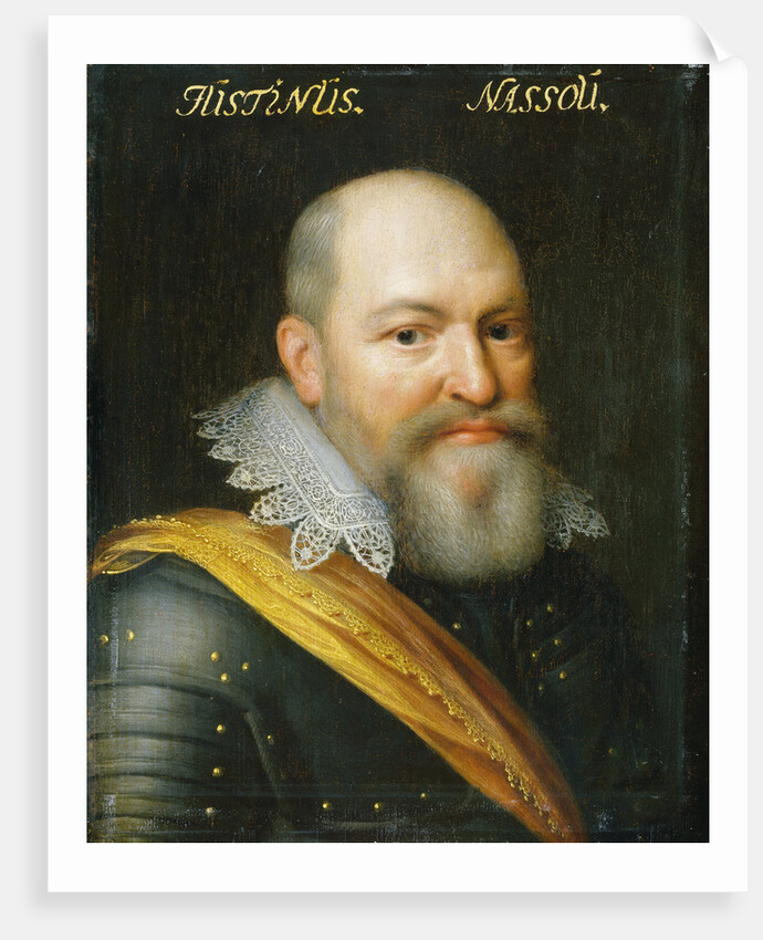 Portrait of Justinus van Nassau, illegitimate Son of Prince William I and Eva Elinx by Workshop of Jan Antonisz van Ravesteyn