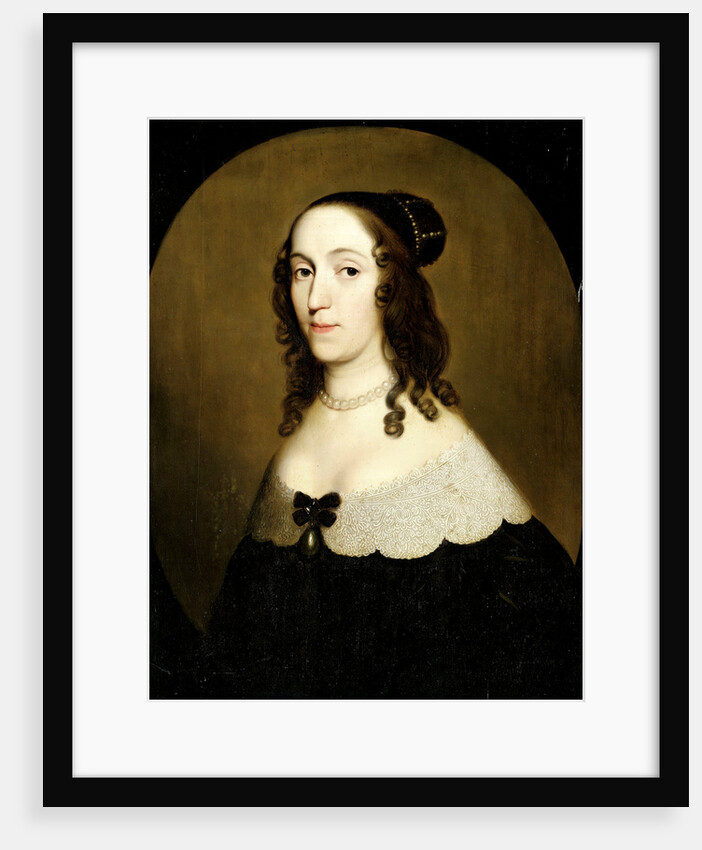 Portrait of Louise Christina, Countess of Solms-Braunfels, 2nd Wife of Johan Wolfert van Brederode by Workshop of Gerard van Honthorst
