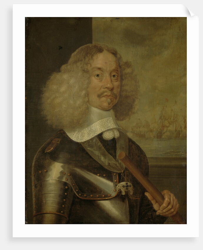 Portrait of Jacob Baron van Wassenaer, Lord of Obdam, Lieutenant-Admiral of Holland and West-Friesland by Abraham Evertsz. van Westerveld