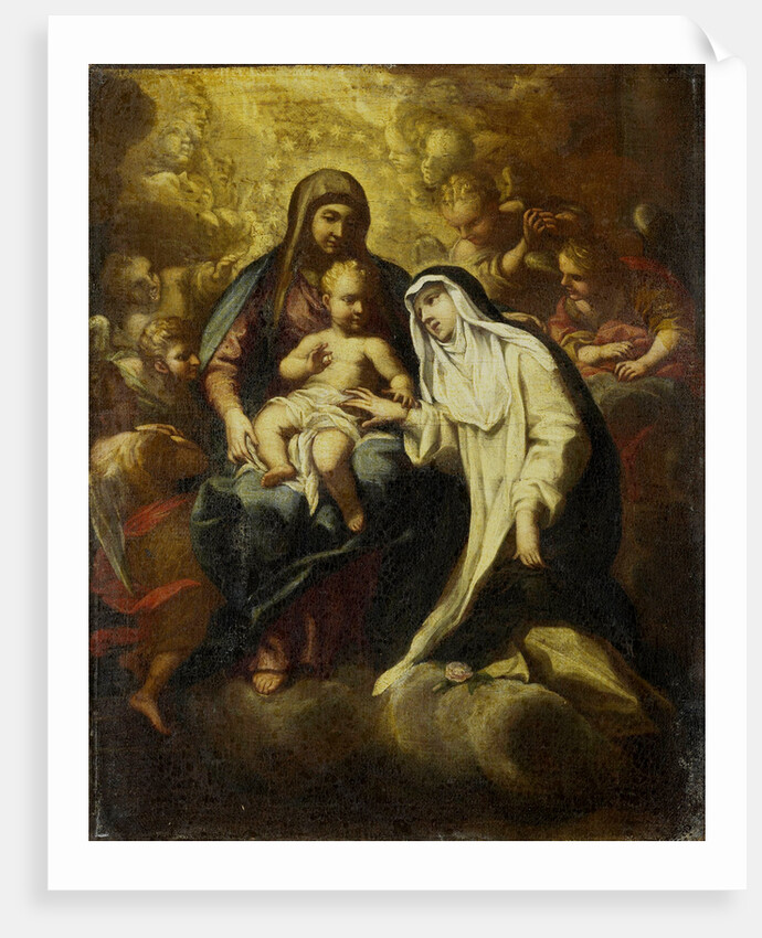 Mystical Marriage of Saint Rosa of Lima by Lazzaro Baldi