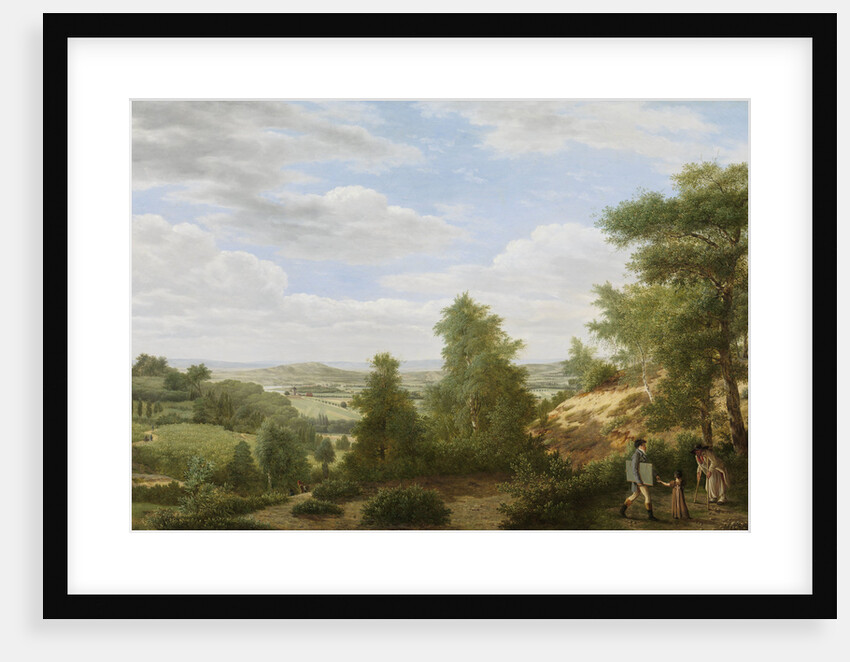View of the Valley of Montmorency near Saint-Leu-la-Forêt, France by Pieter Rudolph Kleijn