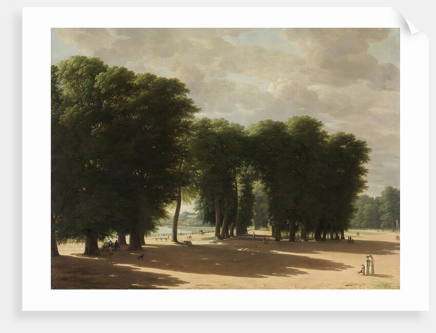 The Entrance to the Park of Saint-Cloud, Paris by Pieter Rudolph Kleijn