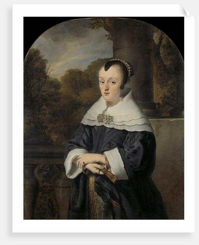 Portrait of Maria Rey, Wife of Roelof Meulenaer by Ferdinand Bol
