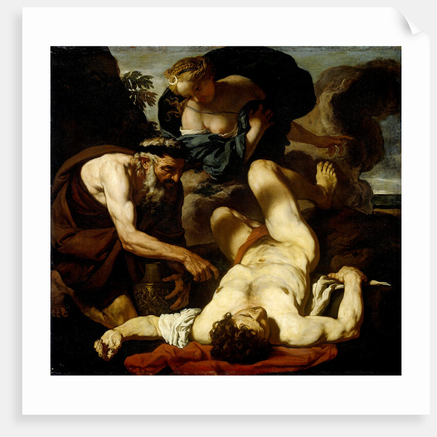 Selene and Endymion, formerly entitled The Death of Orion by Johann Carl Loth