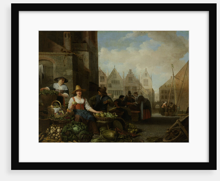 The Vegetable Market by Hendrick Martensz. Sorgh