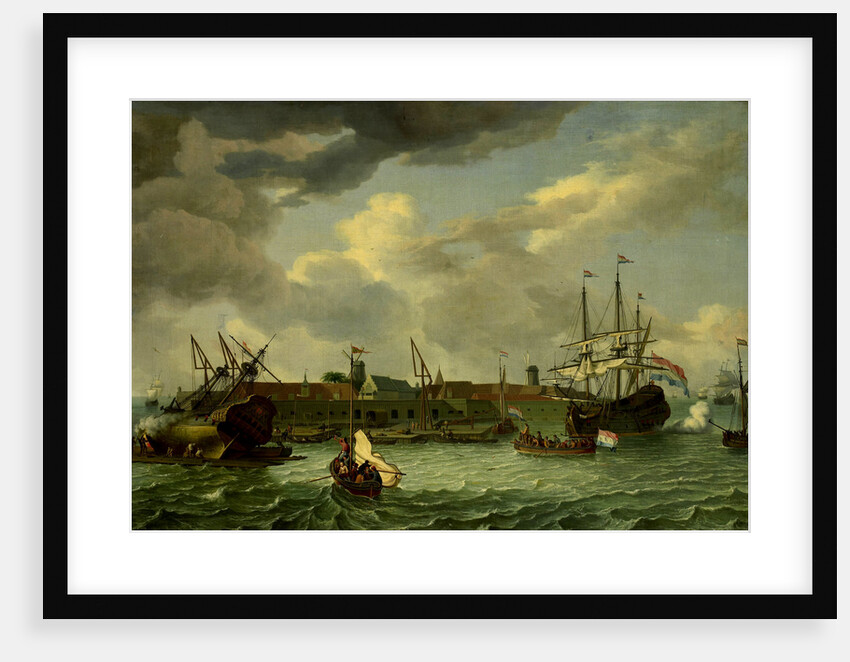 The Island of Onrust near Batavia Jakarta Indonesia by Anonymous