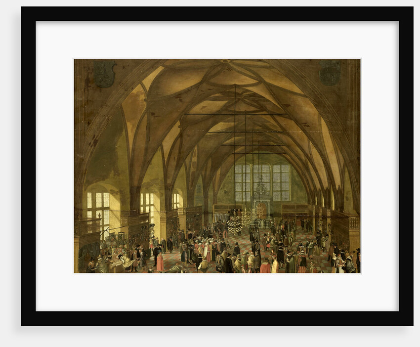 Large Hall in the Prague Hradschin Castle by Anonymous