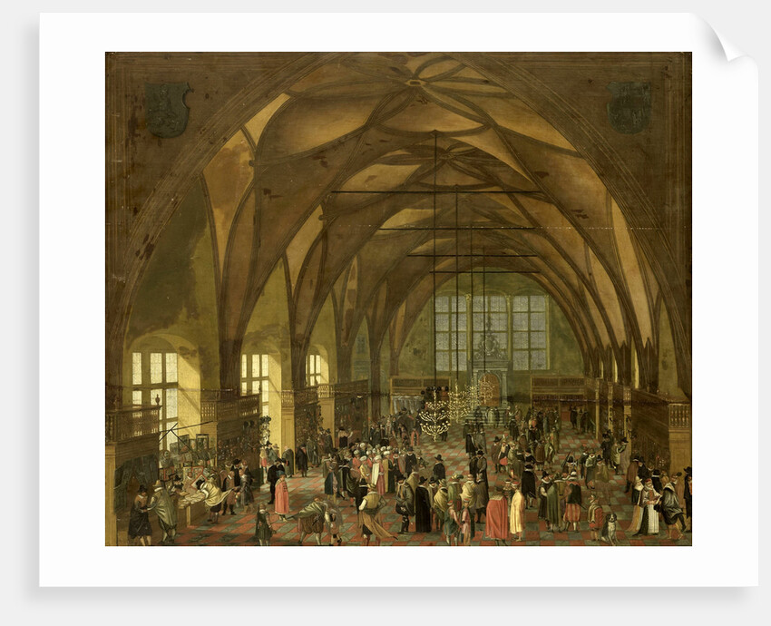 Large Hall in the Prague Hradschin Castle by Anonymous