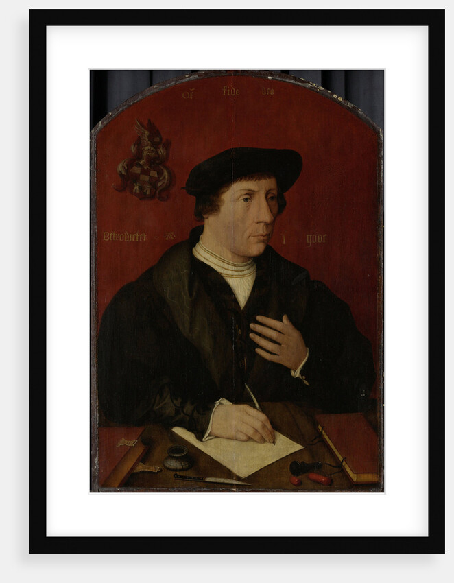 Portrait of a man, Anonymous by Jan Jansz Mostaert