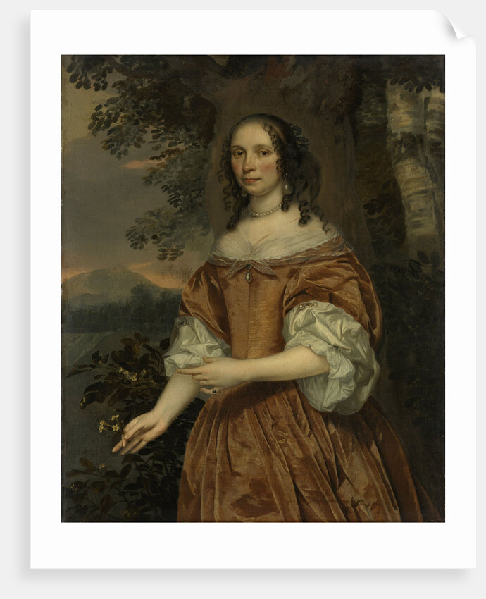 Maria de Witte Françoisdr, b 1616, Wife of Johan van Beaumont by Jan Mijtens