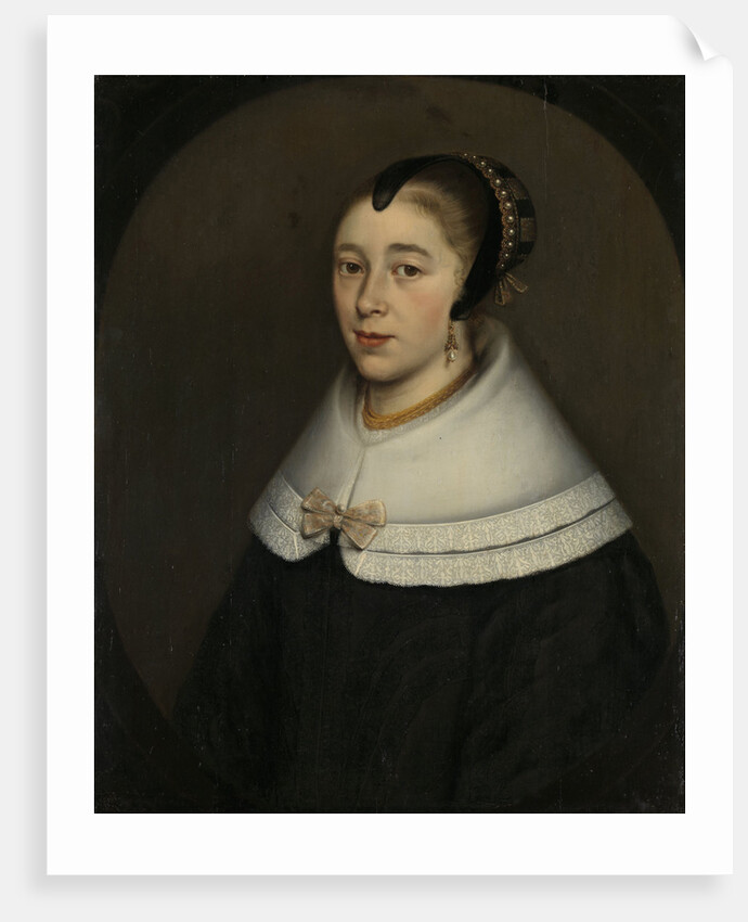 Portrait of a Woman, presumably Catharina Kettingh, Wife of Bartholomeus Vermuyden by Dirck Craey