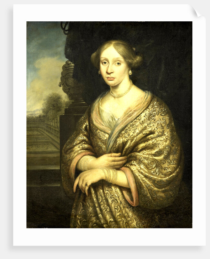 Portrait of Petronella van der Burcht, first Wife of François Leidecker by Zacharias Blijhooft