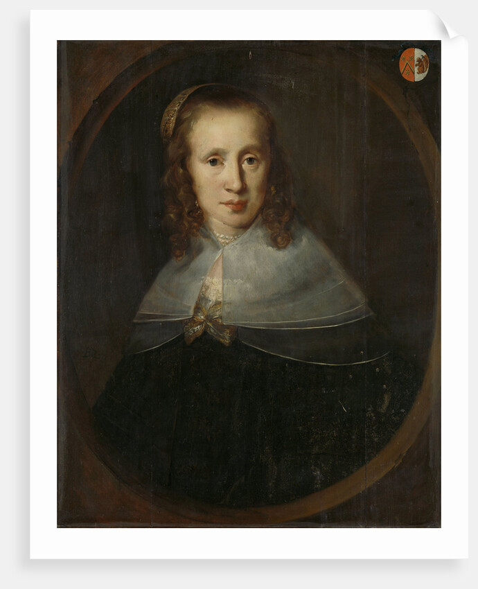 Portrait of Digna de Maets, Wife of François Leydecker by Bernardus Swaerdecroon