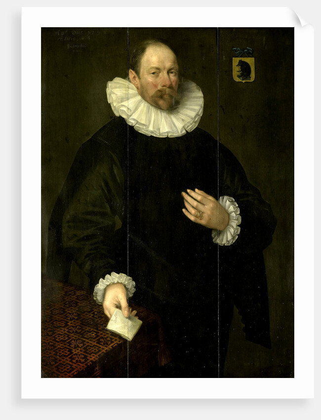 Portrait of Paulus Cornelisz van Beresteyn, Burgomaster of Delft by Jacob Willemsz. Delff I