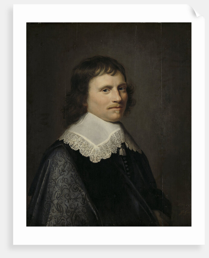 Portrait of a Man, possibly Salomon van Schoonhoven, Regent of Putten by Jacob Willemsz. Delff II