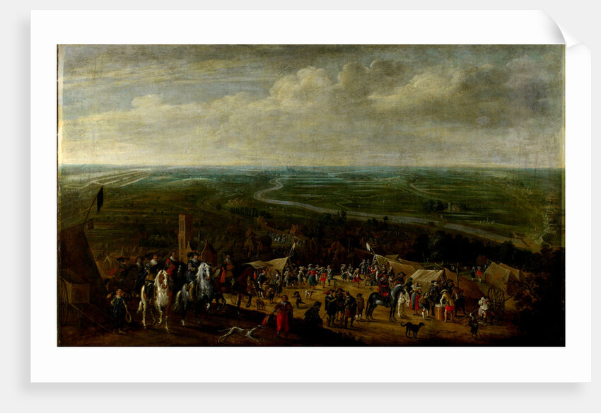 Prince Frederick Henry at the Siege of s Hertogenbosch, 1629 by Pauwels van Hillegaert