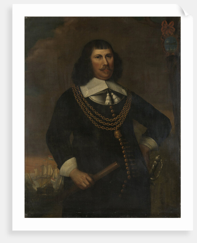 Portrait of Pieter Florisz, Vice-Admiral of the Noorderkwartier by Abraham Liedts