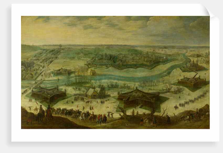 The Siege of a City, possibly the Siege of Jülich by the Spaniards under Hendrik van den Bergh by Peter Snayers