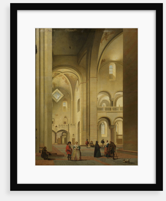 The transept of the Mariakerk in Utrecht, seen from the northeast, The Netherlands by Pieter Jansz. Saenredam