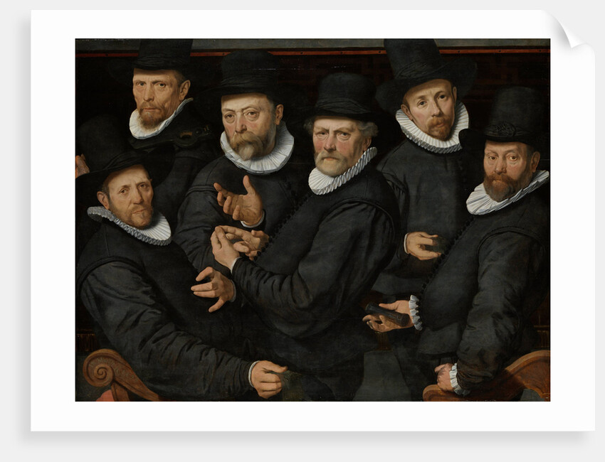 Six Wardens of the Drapers Guild by Pieter Pietersz. I
