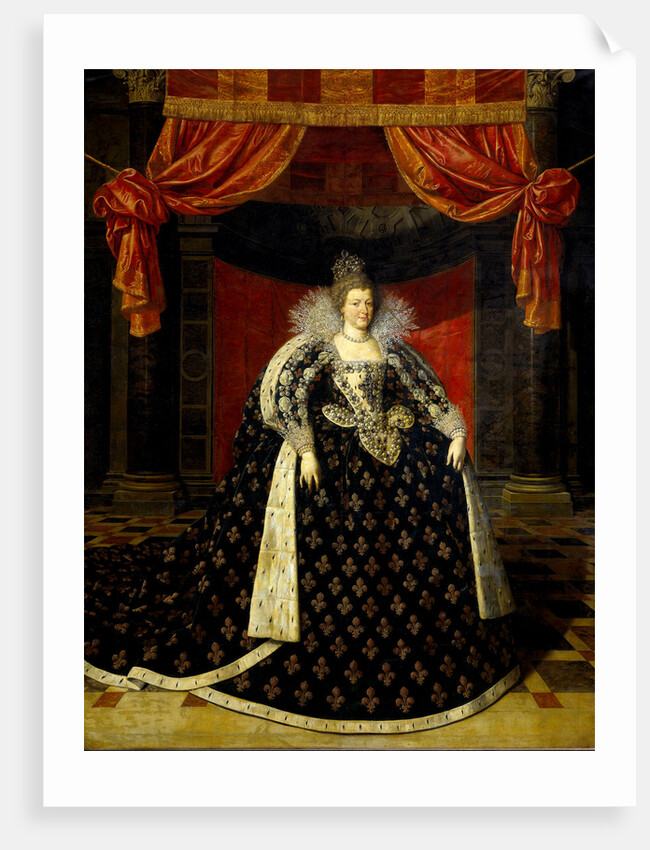 Marie de Medicis, Consort of Henry IV, King of France by Workshop of Frans Pourbus II
