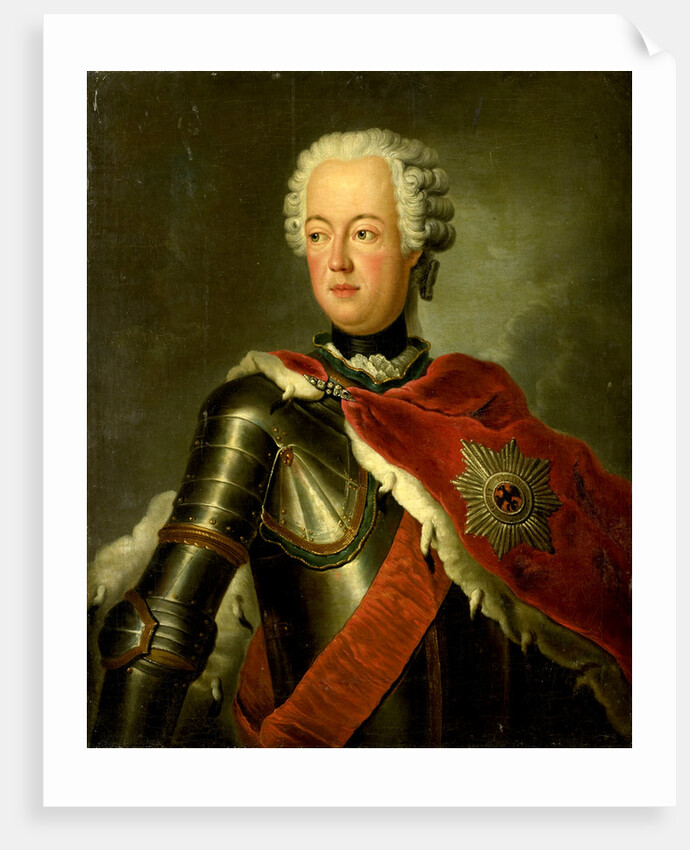 Portrait of Prince August Wilhelm of Prussia by Antoine Pesne