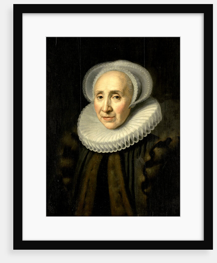 Portrait of Volckera Claesdr Knobbert, Volckera Nicolai Duyst, called Knobbert, Wife of Paulus van Beresteyn by Workshop of Michiel Jansz van Mierevelt