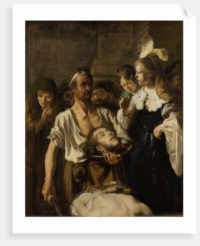 Beheading of John the Baptist by Circle of Rembrandt Harmensz. van Rijn